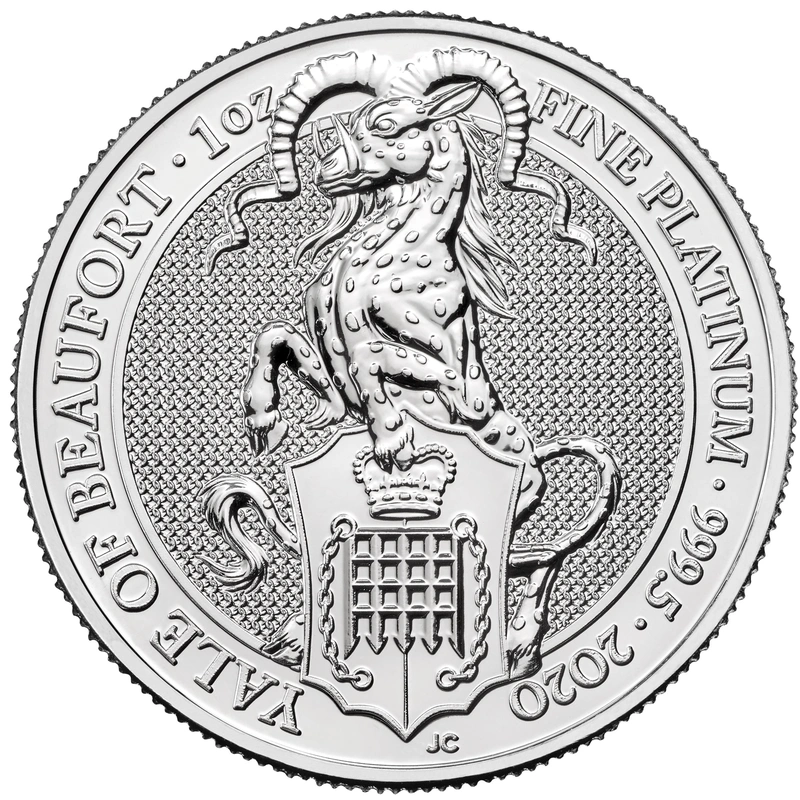 Centicora (o Aele) di Beaufort 1oz di Platino – Queens Beast