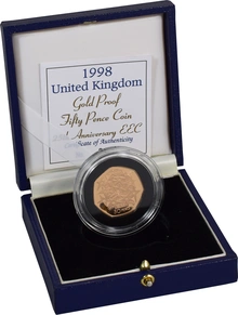 1998 - 50 Penny Proof d'oro - EEC