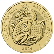 2024 Drago dei Tudor - Tudor Beasts 1oz Moneta d'oro