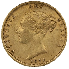 1874 Mezza Sterlina - Vittoria Giovane - Stemma Coronato - Londra
