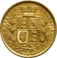 1851 Sterlina - Vittoria Giovane - Stemma Coronato - Londra