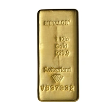 Metalor 1kg Lingotto d'Oro