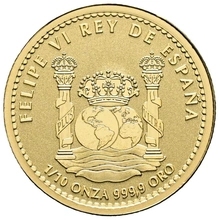 2026 Moneta d'Oro da 1/10 oz dell'Orso Bruno Spagnolo