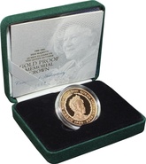2002 - Proof 5 Pound d'Oro - Memorial Regina Madre