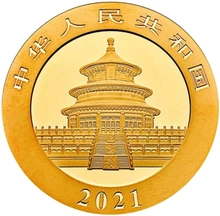 Panda Cinese 1g d'Oro - 2021