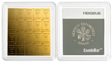 Heraeus Combibar 20 x 1g Lingottino d'Oro
