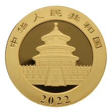 Panda Cinese 8g d'Oro 2022