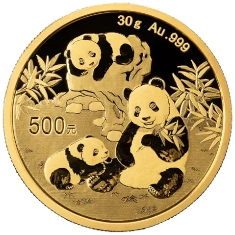Panda Cinese 30g d'Oro 2025