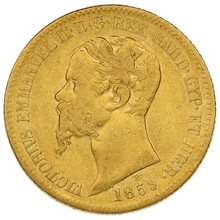Marengo Italiano - 20 Lire Regno Di Sardegna - Vittorio Emanuele II