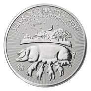 Anno del Maiale 2019 d'Argento - Royal Mint