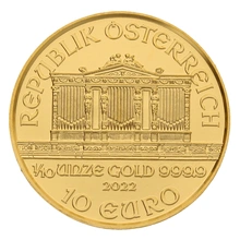 2022 Philharmonic Austriaca d'Oro 1/10oz