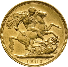 1893 Sterlina - Vittoria - Giubileo - M