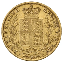 1854 Sterlina - Vittoria Giovane - Stemma Coronato - Londra