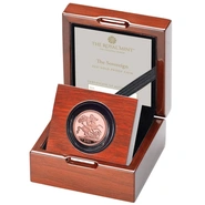 2021 Sterlina d'Oro Proof in Cofanetto