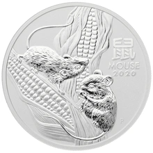 Anno del Topo d'Argento 2020 5oz - Perth Mint