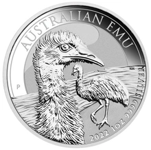2022 Moneta d'Argento Australiana Emu