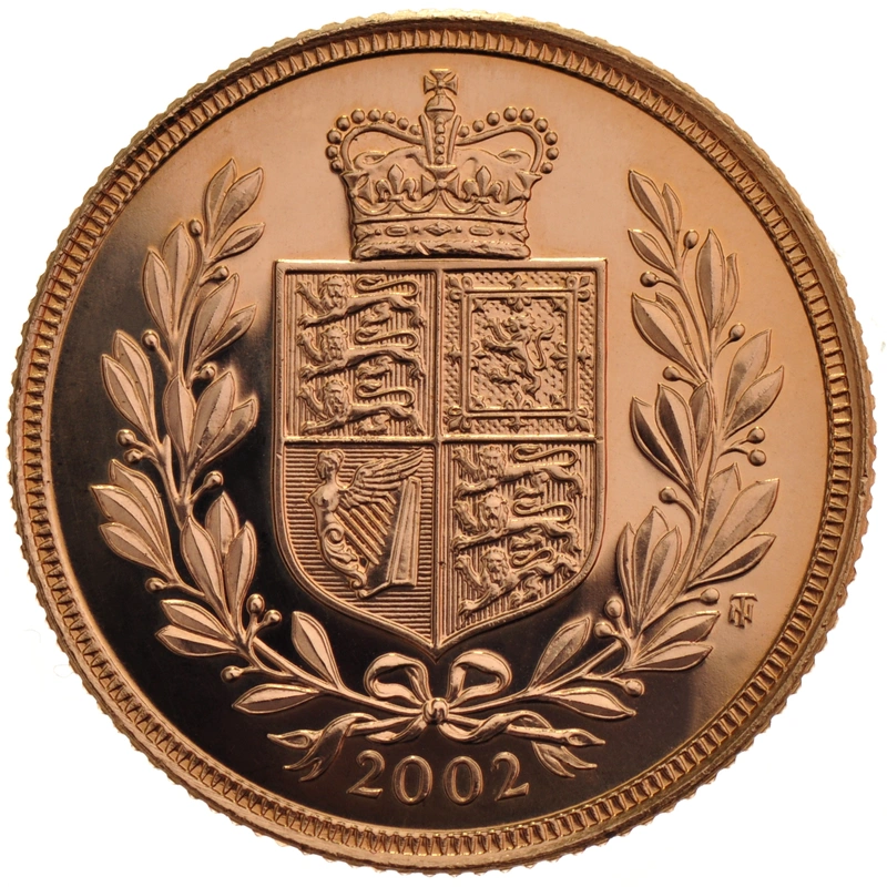2002 Sterlina d'Oro con Stemma