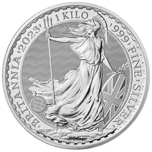2023 Britannia d'Argento 1kg Re Carlo III
