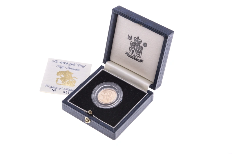 1992 Mezza Sterlina - Elisabetta II - Terzo ritratto - Corona Anziana - Proof con Confezione
