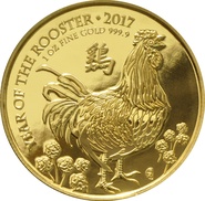 Anno del Gallo 2017 d'Oro - Royal Mint