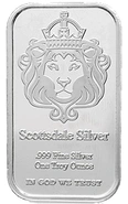 Scottsdale 1oz 'The One' Lingotto d'Argento