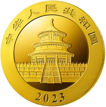 Panda Cinese 15g d'Oro 2023