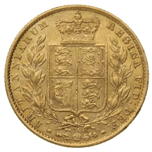 1868 Sterlina - Vittoria Giovane - Stemma Coronato - Londra