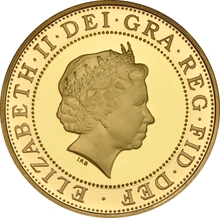 2009 - Proof 2 Pound d'Oro - Charles Darwin