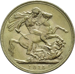 1915 Sterlina d'Oro - Re Giorgio V - M