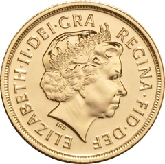 Sterlina - Elisabetta II - Quarto Ritratto con Diadema