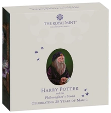 2023 25° Anniversario di Harry Potter - Albus Silente - Moneta d'Argento Proof 1oz