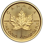 2025 Moneta d'Oro Maple Canadese 1/20 oz