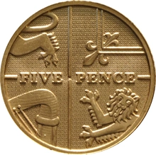 5 Penny d'Oro