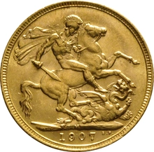 1907 Sterlina - Edoardo VII - M