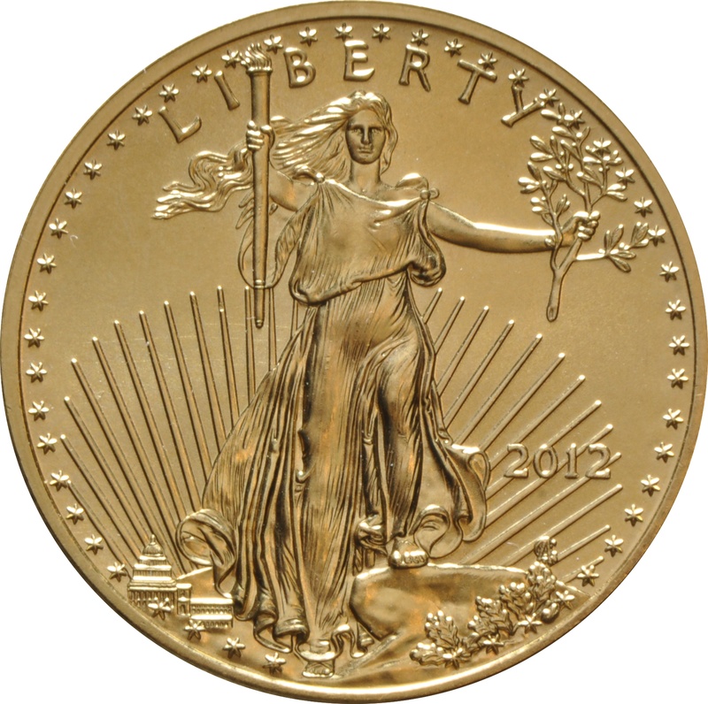2012 Half Ounce Eagle Gold Coin