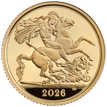 2026 Mezza Sterlina d'Oro Proof