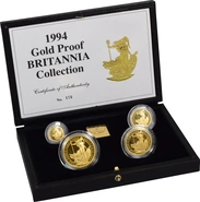 1994 Proof Britannia d'Oro - Cofanetto da 4 Monete