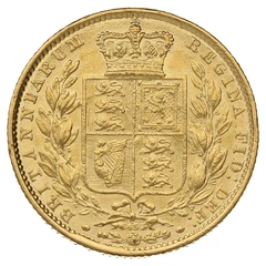 1864 Sterlina - Vittoria Giovane - Stemma Coronato - Londra