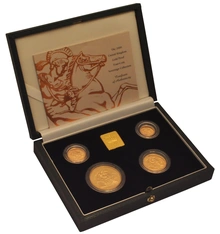 2000 Proof Sterline d'Oro - Cofanetto da 4 Monete