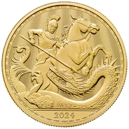 2024 Moneta d'oro San Giorgio e il Drago 1oz