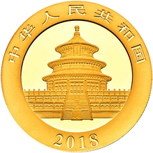 Panda Cinese 30g d'Oro - 2018