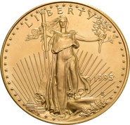 1995 Eagle Americana d'Oro 1oz