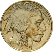 2016 Bufalo Americano d'Oro 1oz