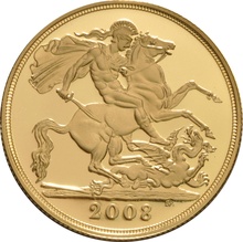 2008 Proof Sterline d'Oro - Cofanetto da 3 Monete