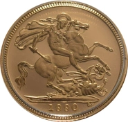 1990 Mezza Sterlina - Elisabetta II - Terzo ritratto - Corona Anziana - Proof senza Confezione