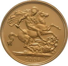 2006 Proof Sterlina d'Oro - Cofanetto