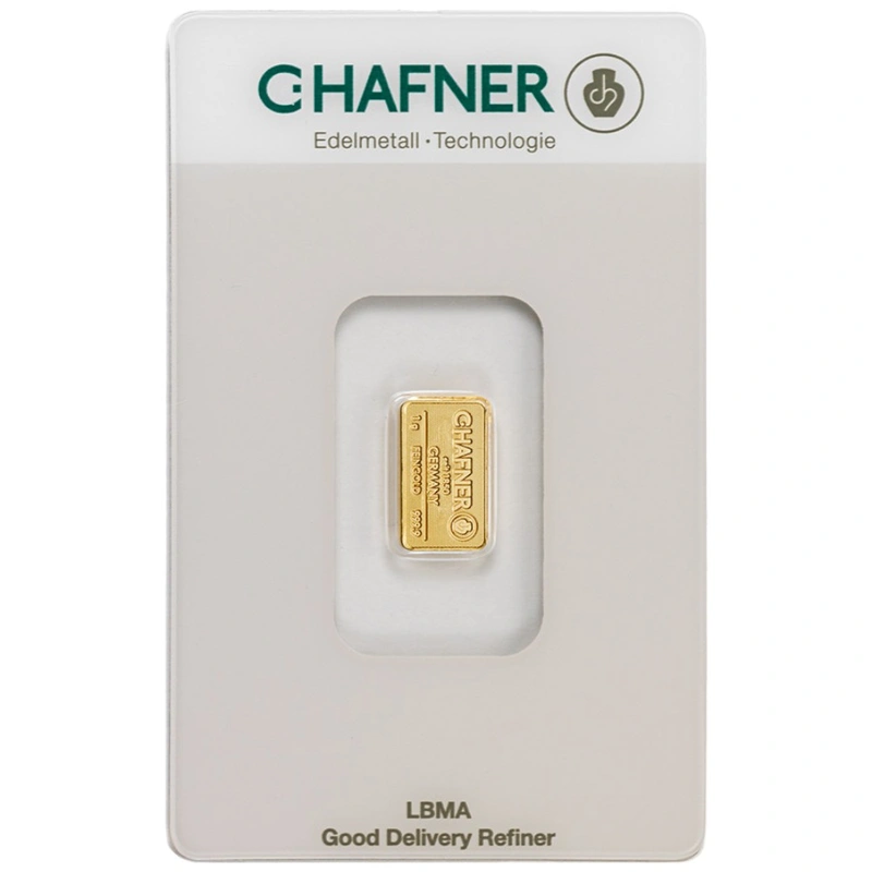 C. Hafner Lingottino d'Oro 1 Grammo