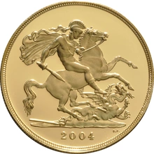 2004 Proof Sterline d'Oro - Cofanetto da 4 Monete