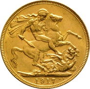 1917 Sterlina d'Oro Giorgio V - P