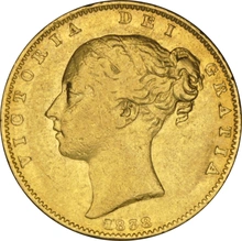 1838 Sterlina - Vittoria Giovane - Stemma Coronato - Londra